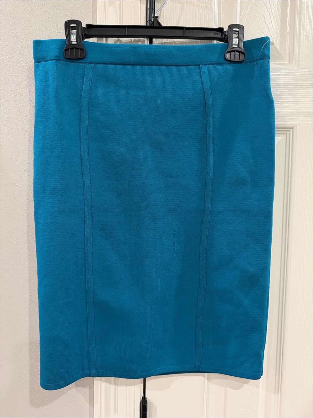 Sincerely Jules Women's Teal Pencil Skirt - Classic Straight Cut Sz xl